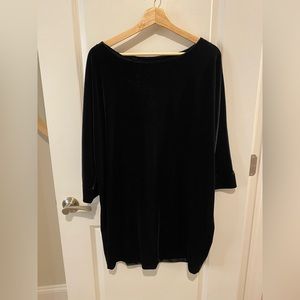 New York & Company Vintage Velvet Mini Dress